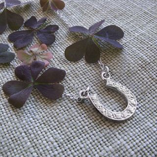 lucky horseshoe bracelet by tales from the earth