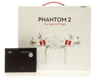 DJI P2+H3 2D Phantom 2 Quadcopter with Zenmuse H3 2D Gimbal for GoPro (White) Camera & Photo