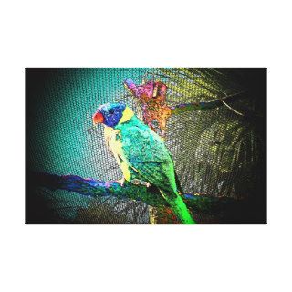 Tropical Bird 1 Gallery Wrapped Canvas