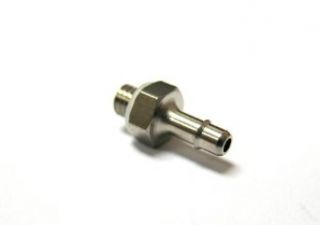 1/16" Hose ID, M3 Male Single Barb Hose/Tubing Fitting Connector Nickel Plated Industrial Products