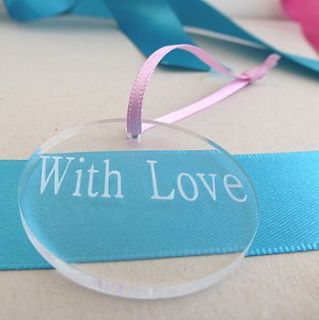 personalised wedding favour tag by edgeinspired