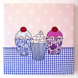 cupcakes canvas by jenny arnott cards & gifts