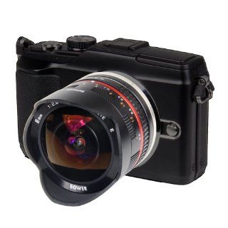 Bower SLY288SEB Ultra Wide 8mm f/2.8 Fisheye Lens for Sony E (NEX) Digital  Compact System Camera Lenses  Camera & Photo