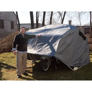 Double Cycle Cabana  Round Style Instant Garages