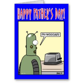 Randy Robot Father's Day card