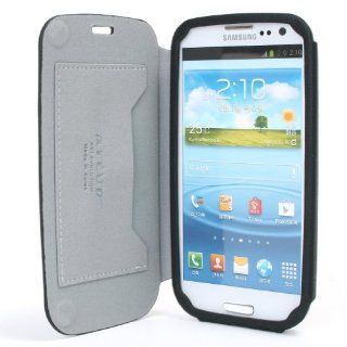 Slim PU Leather Case with Magnetic Closure for Samsung Galaxy S3 (ARV GS303 BK) Cell Phones & Accessories