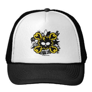 Crazy Drift Patrol   Drift Skull (yellow) Hat