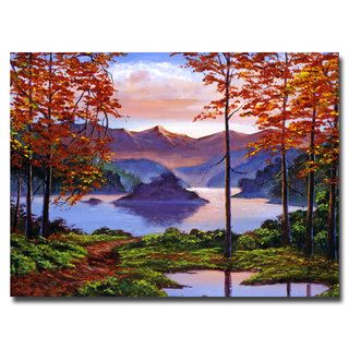 David Lloyd Glover 'Sunset Reverie' Canvas Art Trademark Fine Art Canvas