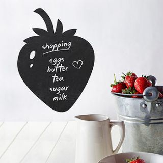 strawberry write and erase wall sticker by sirface graphics