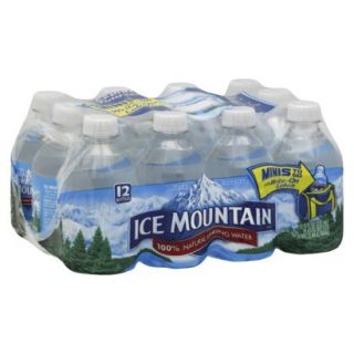 Ice Mountain 100% Natural Spring Water 8 oz, 12 pk