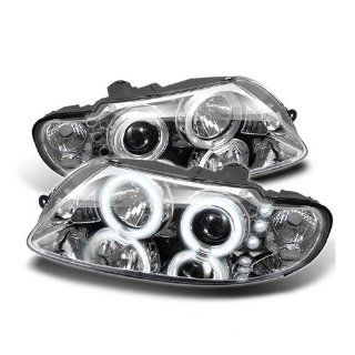 2004 2005 2006 Pontiac GTO Halo LED Projector Headlights   White Automotive
