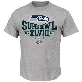 Seattle Seahawks Majestic NFL Super Bowl XLVIII "Step Aside" T Shirt  Sports & Outdoors