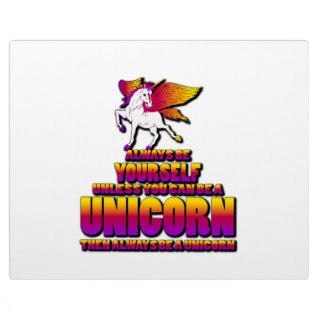 Always Be A Unicorn Display Plaques