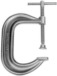Armstrong 78 306 6 Inch Capacity Super Deep, Square Throat Pattern C Clamp, Black Finish   Vices In Tools  