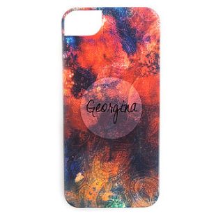 personalised paisley case for the smart phone by nikki strange