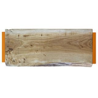 oak and iron large waney edge chopping board by oak & iron furniture