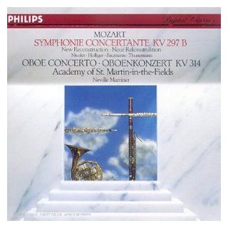 Mozart Symphonie Concertante (K. 297B) and Oboe Concerto (KV 314) Music