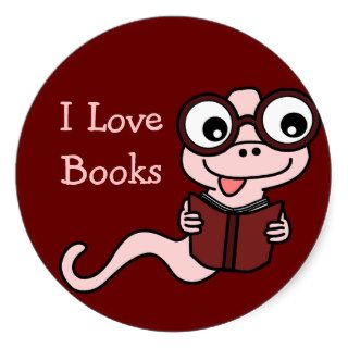 Read a Book Month I Love Books Stickers