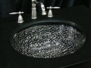 JSG Oceana 007 307 022 Pebble Undermount or Drop In Combination Sink, Black Nickel   Vessel Sinks  