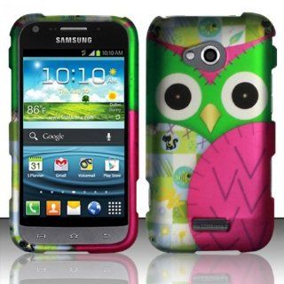 PINK OWL Hard Plastic Matte Design Case for Samsung Galaxy Victory 4G LTE L300 [In Twisted Tech Retail Packaging] Cell Phones & Accessories