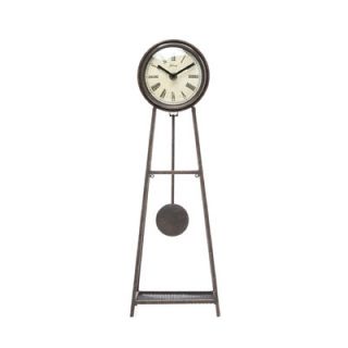 Infinity Instruments Wrought Iron Pendulum Table Clock