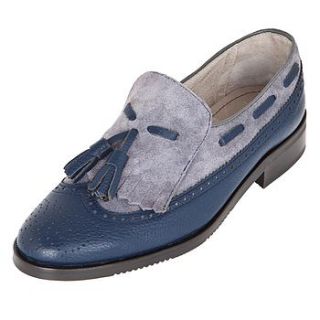 eleanor leather and suede loafer by its got soul