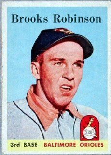 1958 Topps Card #307 Brooks Robinson Sports Collectibles