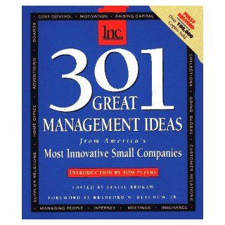 301 Great Management Ideas From America's Most Innovative Small Companies Bradford Ketchum Jr. 9781880394212 Books