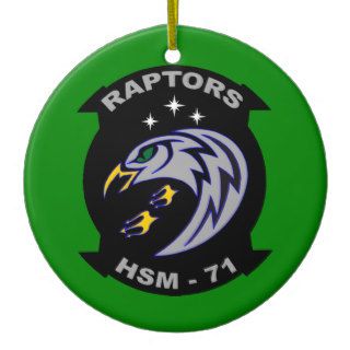 HSM 71 Raptors Ornaments
