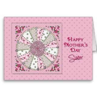 MOTHER'S DAY   SISTER   PRETTY IN PINK GREETING CARDS