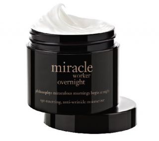 philosophy miracle worker overnight moisturizer 2 oz. —