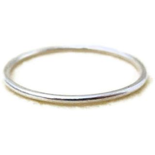 set of two skinny silver rings by catherine marche jewellery