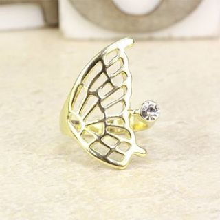 butterfly wing ring by lisa angel