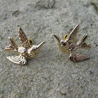hummingbird earrings by marigold charms