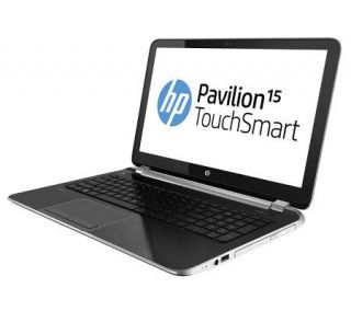 HP Pavilion 15 TouchSmart Notebook   4GB RAM, 500GB HD —