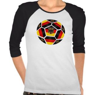 Germany Soccer   Germany Football Ball flag T Shirt