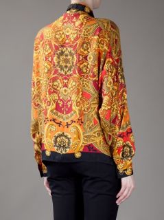 Gianni Versace Vintage Printed Silk Shirt