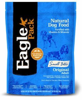 Eagle Pack Natural Pet Food, Original Adult Pork Meal & Chicken Meal Small Bites Formula for Dogs, 6 lb Bag  Dry Pet Food 