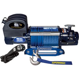 Superwinch 12 Volt DC Truck Winch with Remote — 12,500-Lb. Capacity, Model# 1612201  12,000 Lb. Capacity   Above Winches