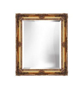 Bevelled Decorative Gold Wall Mirror 24x30   Wall Mounted Mirrors