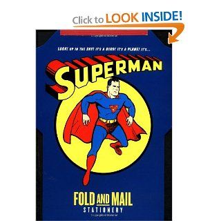 Superman Fold and Mail Stationery DC Comics 9780811833493 Books