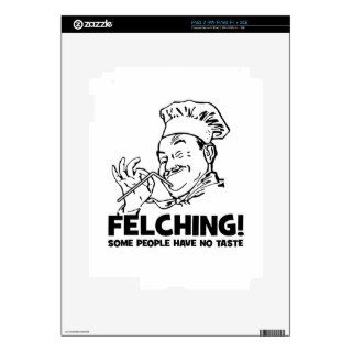 Funny Felching Felcher Gift Decal For iPad 2