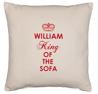 personalised men's cushion by tilliemint loves