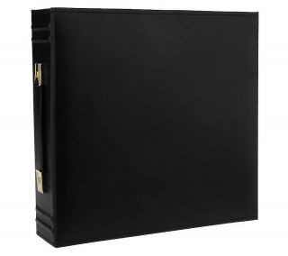 400 Picture Faux Leather Folding Album with Carry Handle —