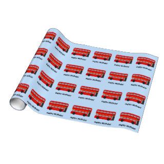 London Red Routemaster Bus Wrapping Paper