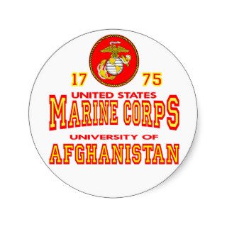 United States Marine Corps University Afghanistan Stickers