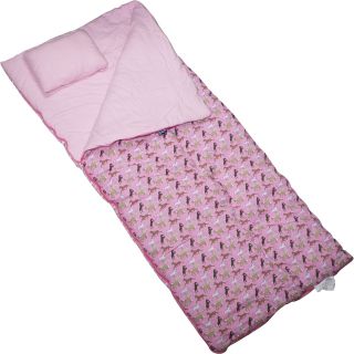 Wildkin Horses in Pink 66 Sleeping Bag
