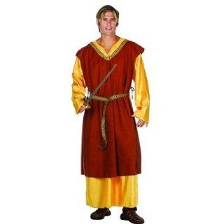 Medieval King Tunic (Brown) Adult Costume Size Standard Clothing