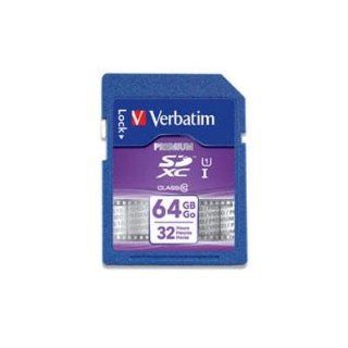 Verbatim 97466 64 GB Secure Digital High Capacity (SDHC)   1 Card (97466)   Computers & Accessories