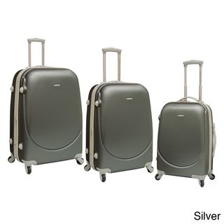 Traveler's Club Barnet Collection 3 piece Hardside Expandable Spinner Luggage Set Traveler's Club Luggage Three piece Sets
